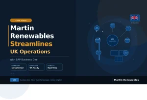 Martin Renewables Streamlines UK Operations with SAP Business One